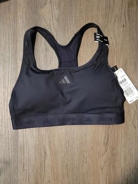 adidas Black Racerback Performance Sports Bra